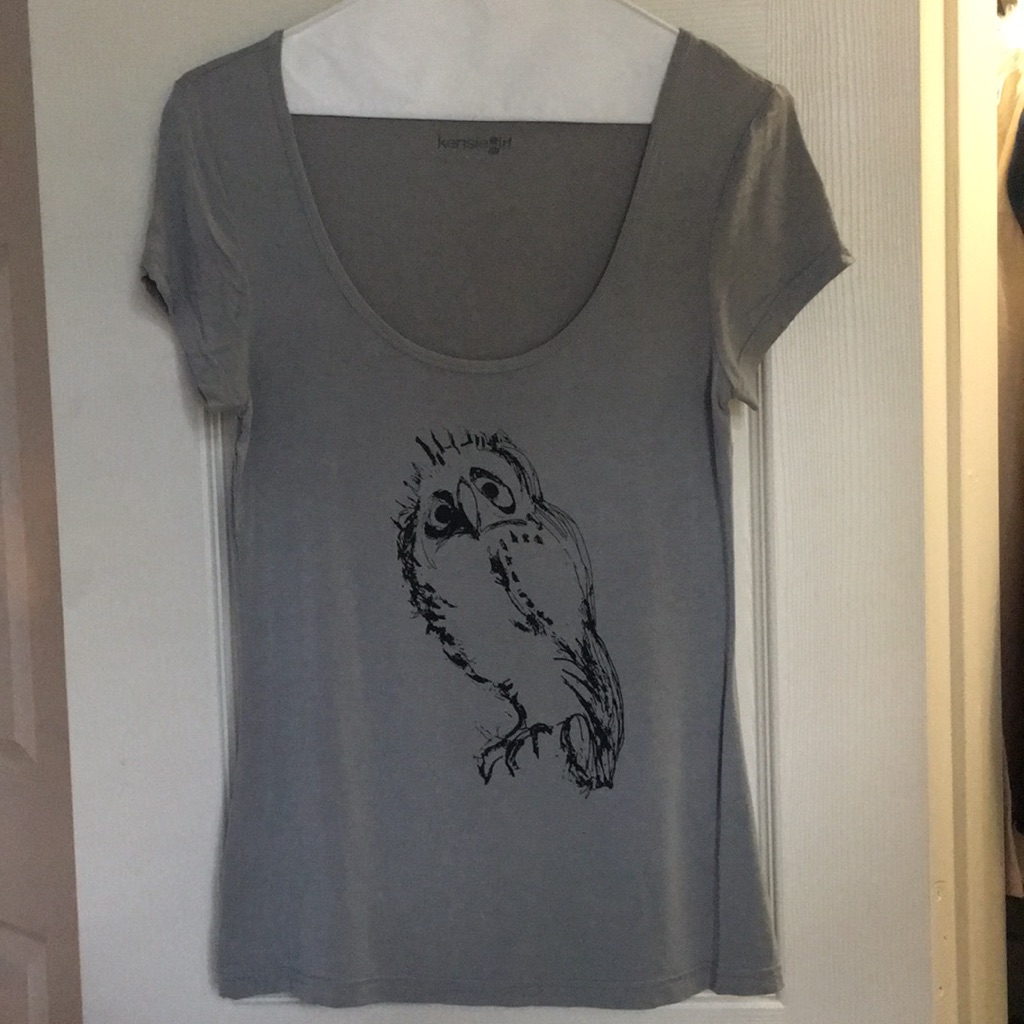 Gray Owl Tee